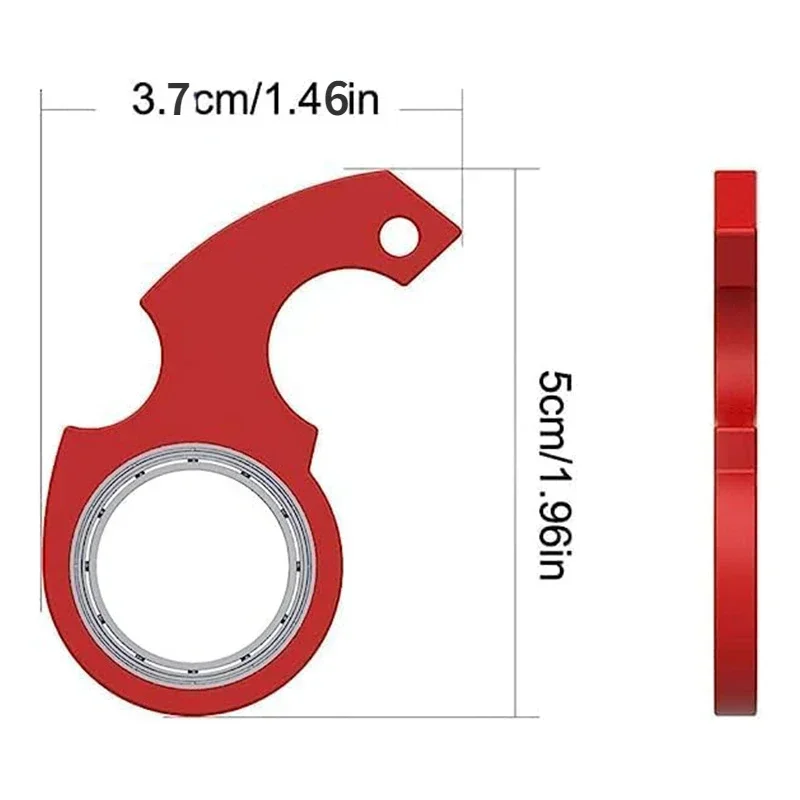 Juguete antiestrés spinner para niños con anillo y llavero - imagen 5