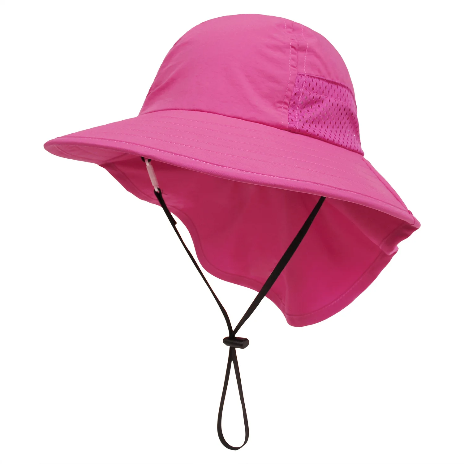 Sombrero de protección solar estilo cubo con cuello para niños - imagen 2