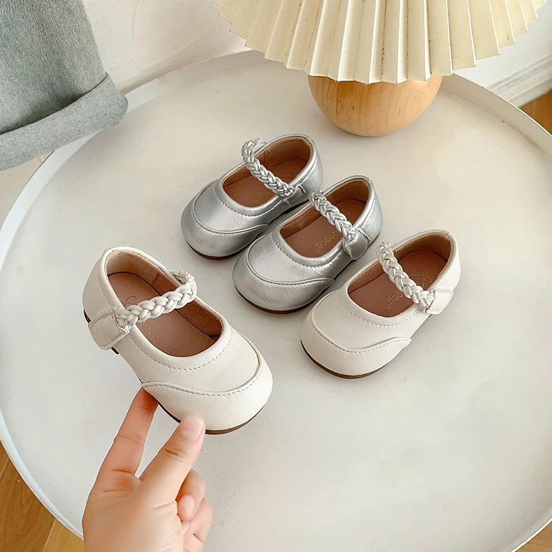Zapatos de cuero niña estilo princesa primavera y otoño - imagen 4