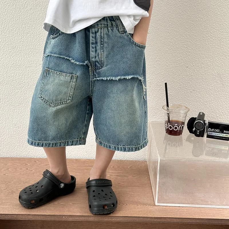 Pantalones cortos de mezclilla para niños – Verano casual