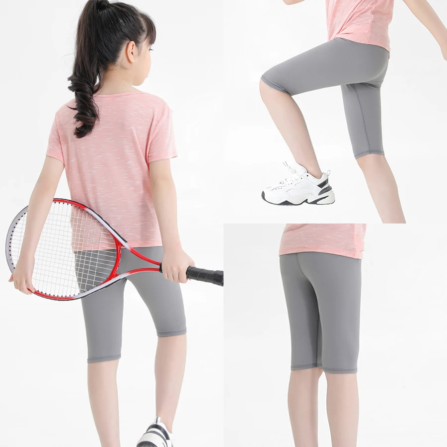 Mallas deportivas de cintura alta para niños – Elasticadas para entrenamiento - imagen 3