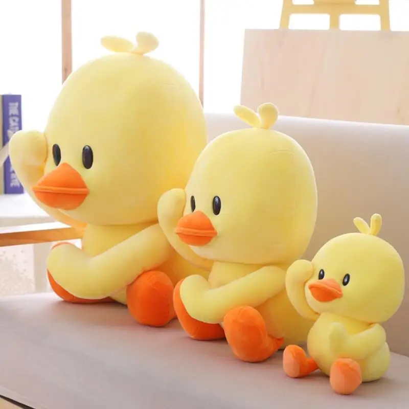 Peluche pato amarillo suave para almohada y regalo infantil - imagen 3