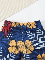 Conjunto de bebé playa con camiseta sin mangas y pantalones cortos