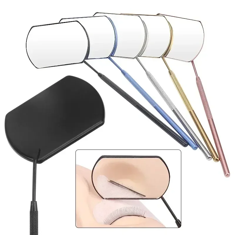 Espejo para extensión de pestañas acero inoxidable vvocci - imagen 3