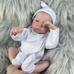 Muñeca Reborn realista Levi Awake de cuerpo completo impermeable