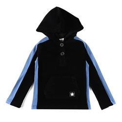 Conjunto infantil de pana y mezclilla con capucha para niños pequeños