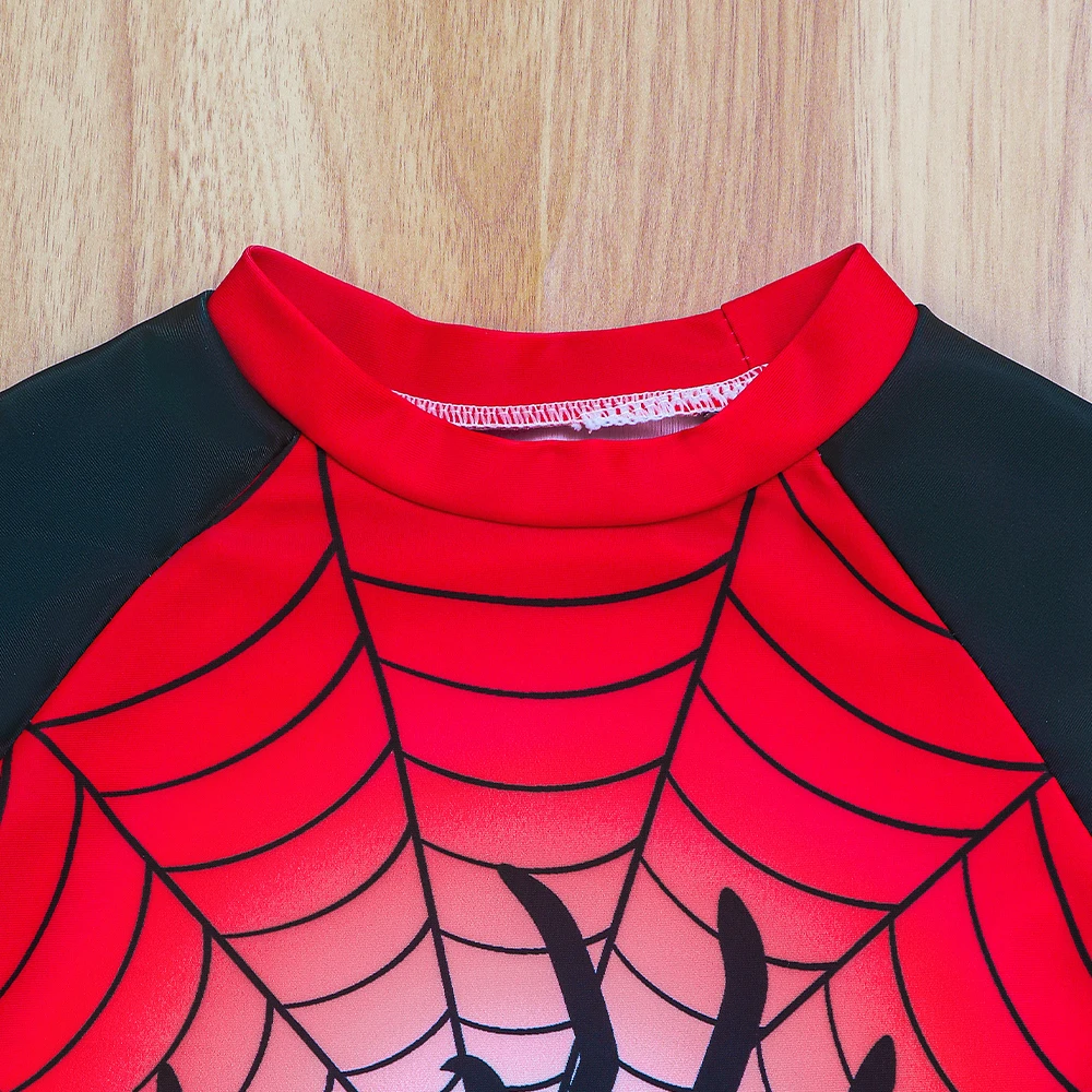 Traje de baño infantil dos piezas estampado araña secado rápido - imagen 3