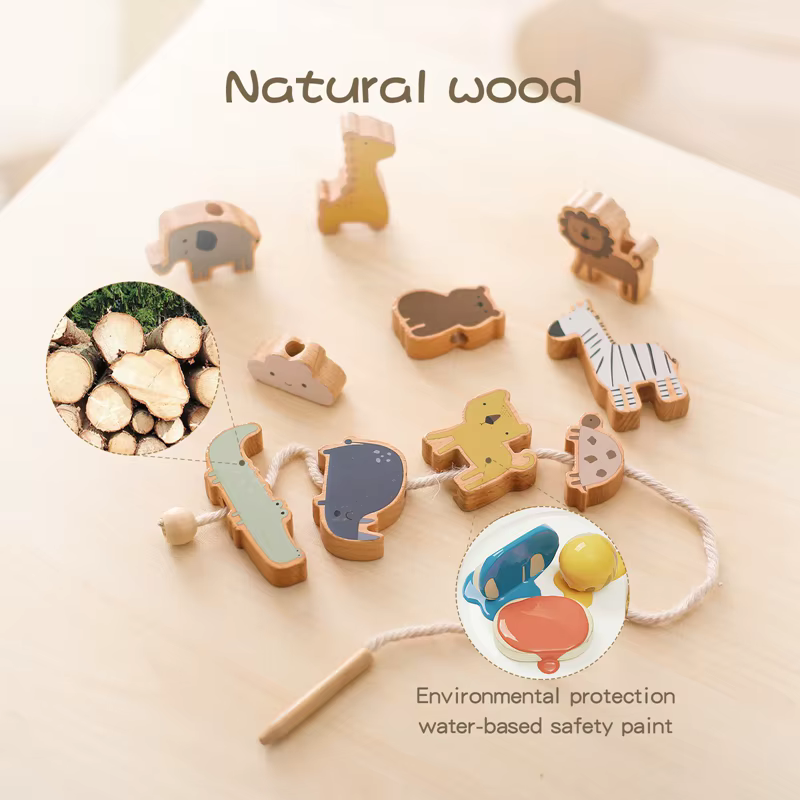 Piezas con formas de animales para niños