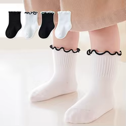 Lawadka Beauty Calcetines de algodón niña – Princesa primavera/otoño