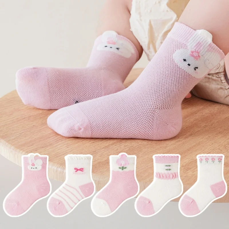 Calcetines de verano algodón suave con estampado unisex - imagen 5