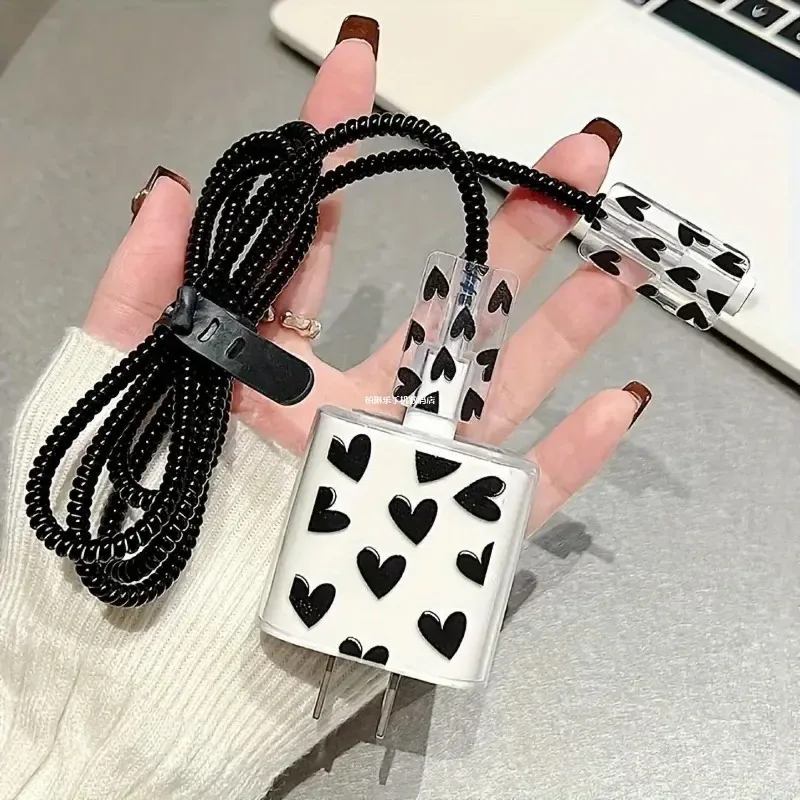 Protector de cable de carga para iPhone con funda enrollable - imagen 4