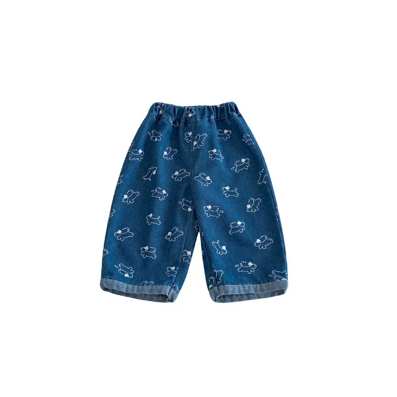 MILANCEL pantalones vaqueros de primavera para niños con cachorros - imagen 2