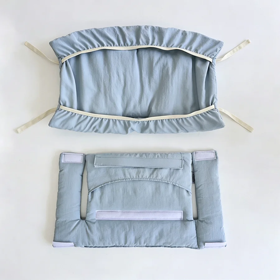 Cojín transpirable para silla de comedor infantil, color liso