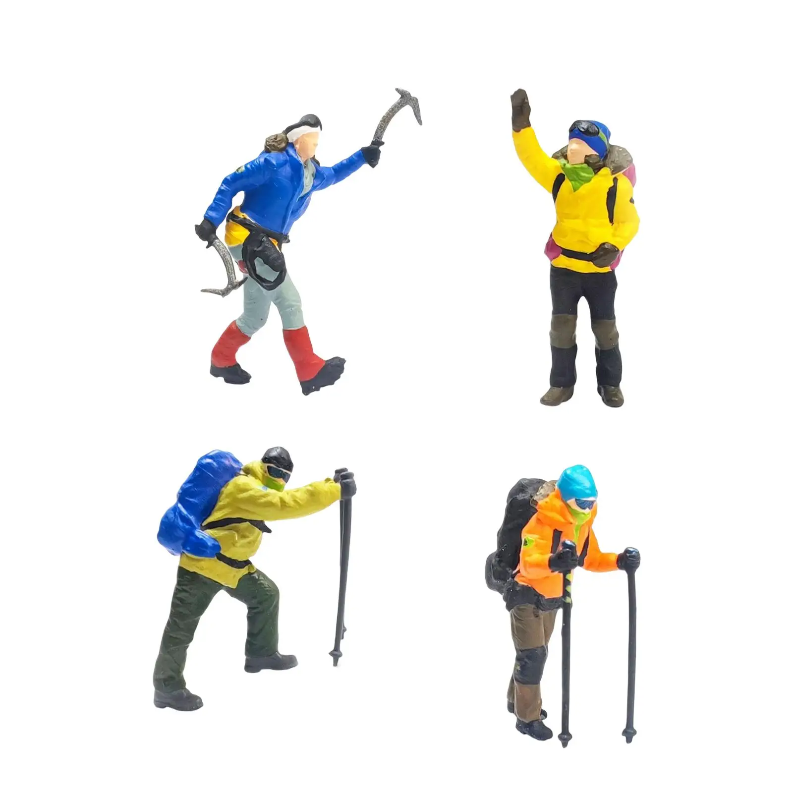 Figuras de escala para dioramas y trenes, personajes multicolor - imagen 2