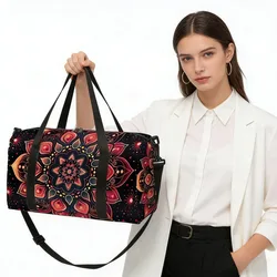 Bolsa de viaje infantil a cuadros ligera para fin de semana