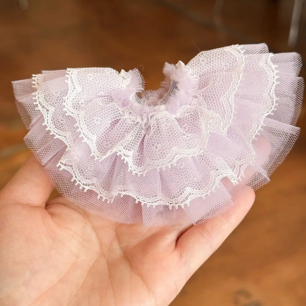 Falda de muñeca princesa con encaje retro y gasa pastel