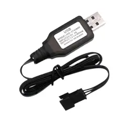 Cable de carga para coche RC, repuesto ABS en negro