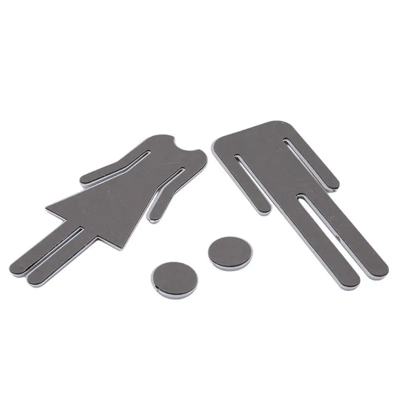 Letrero decorativo 3D con espejo acrílico para puerta infantil - imagen 4