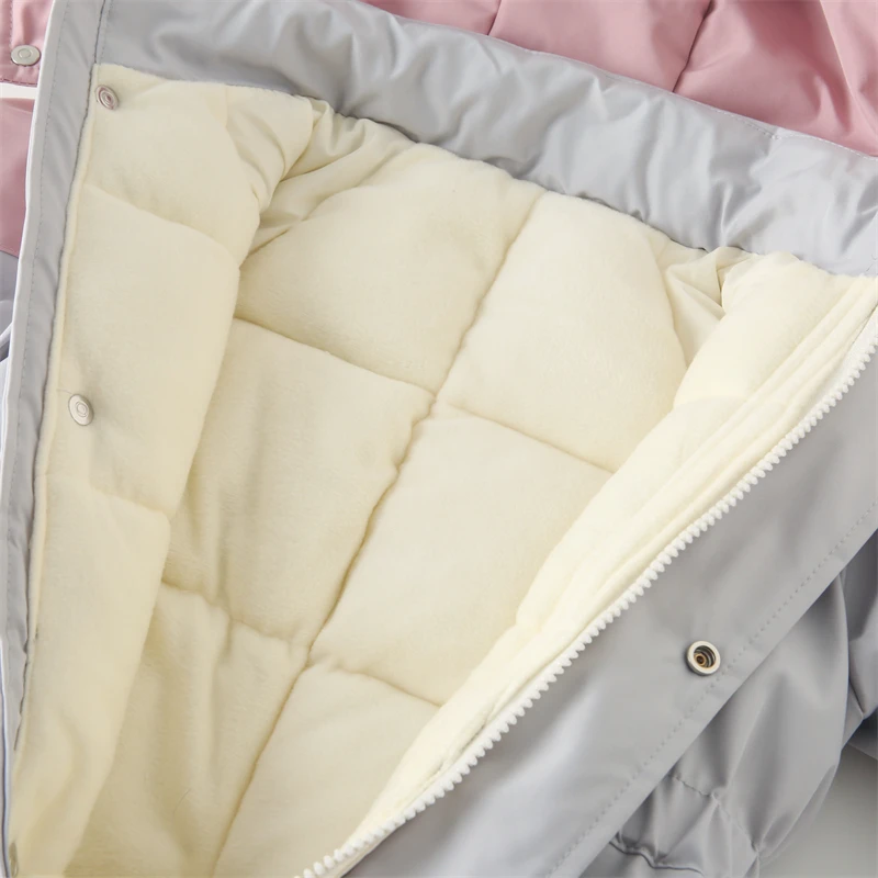 Mono de esquí de invierno para bebé – Terciopelo cálido - imagen 3