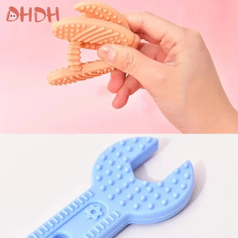 Mordedor de silicona sin BPA – Llave martillo para bebé 0-12 meses