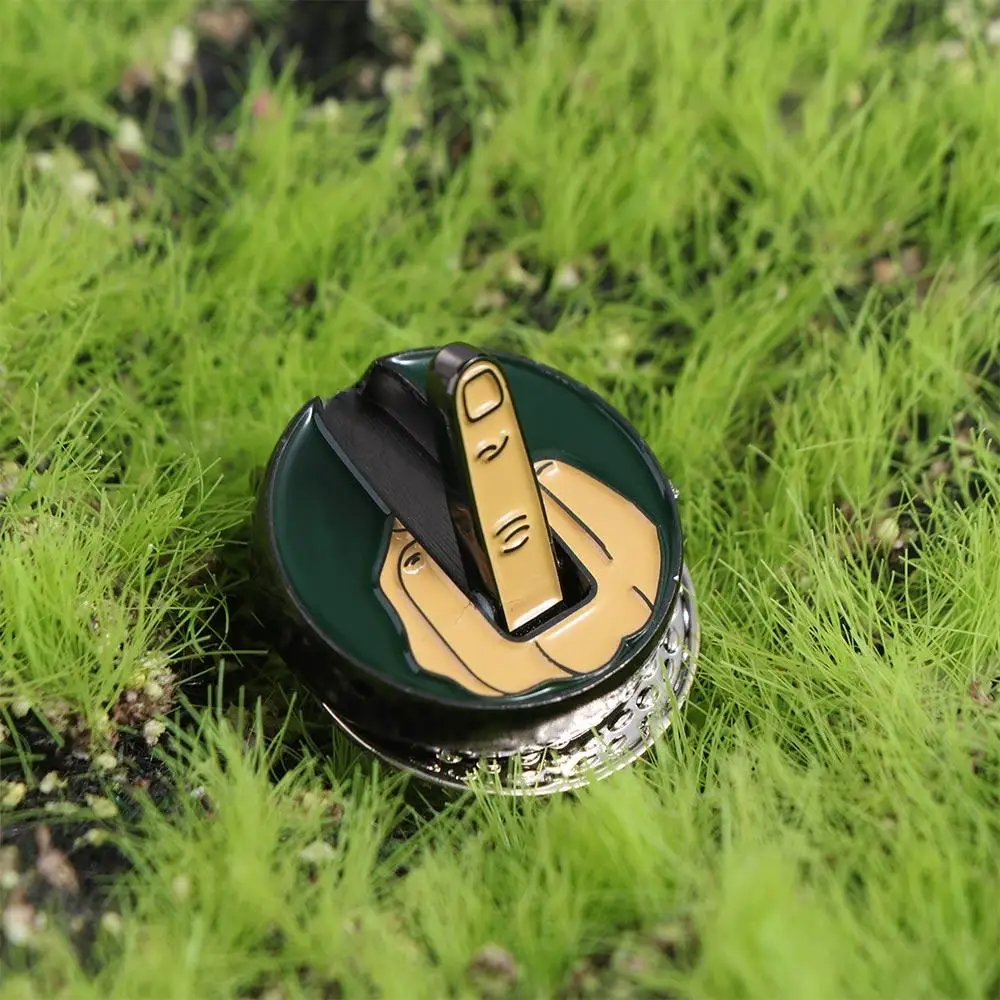 Marcador de golf magnético extraíble con clip para gorra