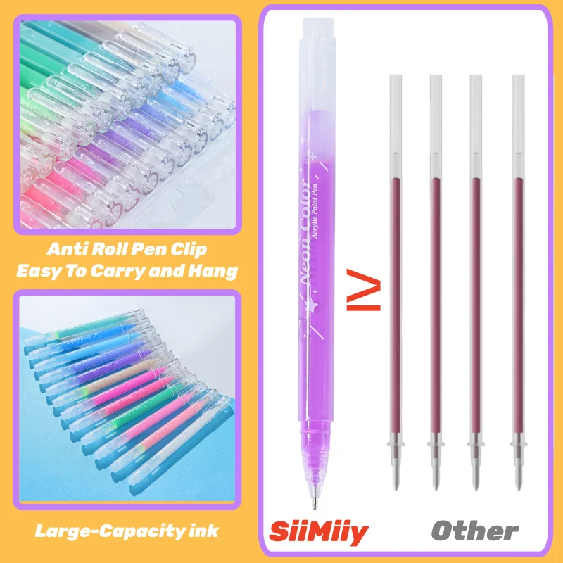 Bolígrafos de gel punta fina para colorear – Colores surtidos para niños - imagen 5