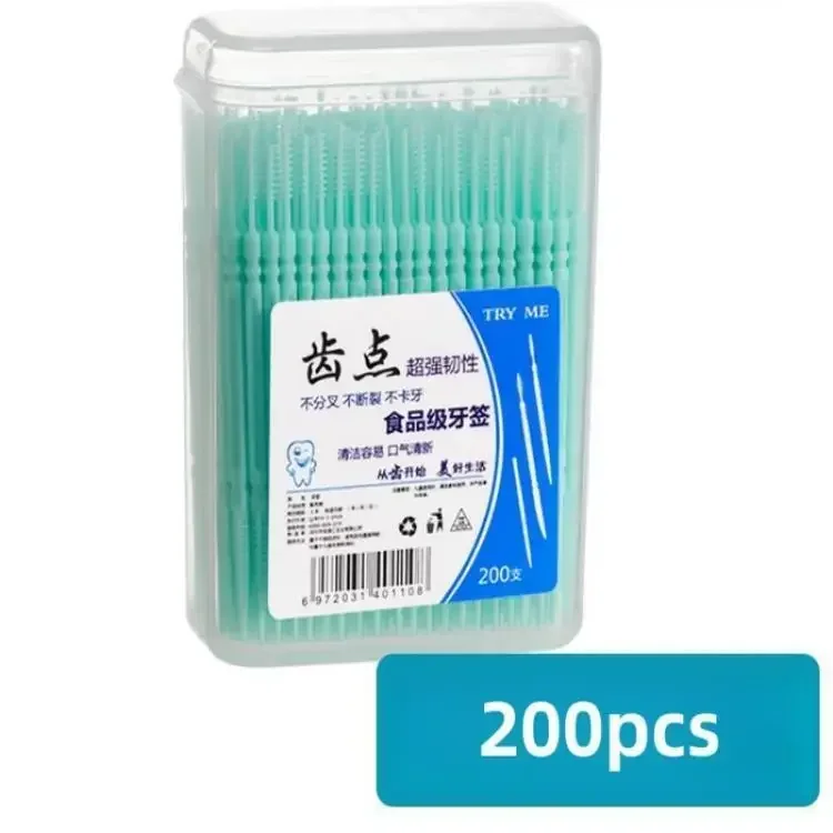 Cepillos interdental de plástico para usar entre dientes