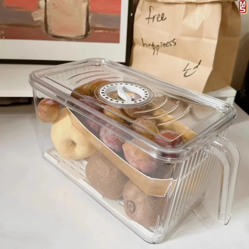 Caja transparente sellada para nevera, organización de alimentos - imagen 2