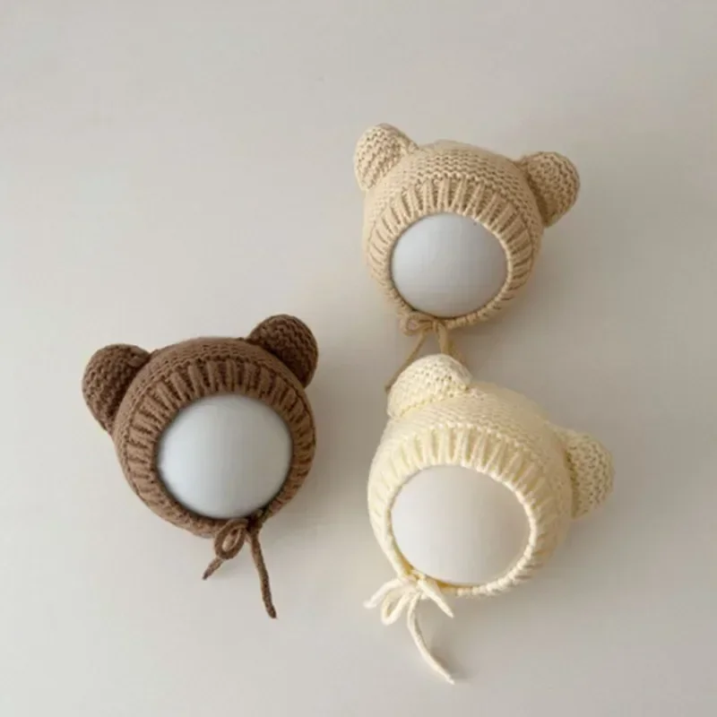 Gorro orejas oso para bebé – Estilo Kawaii cute - imagen 2