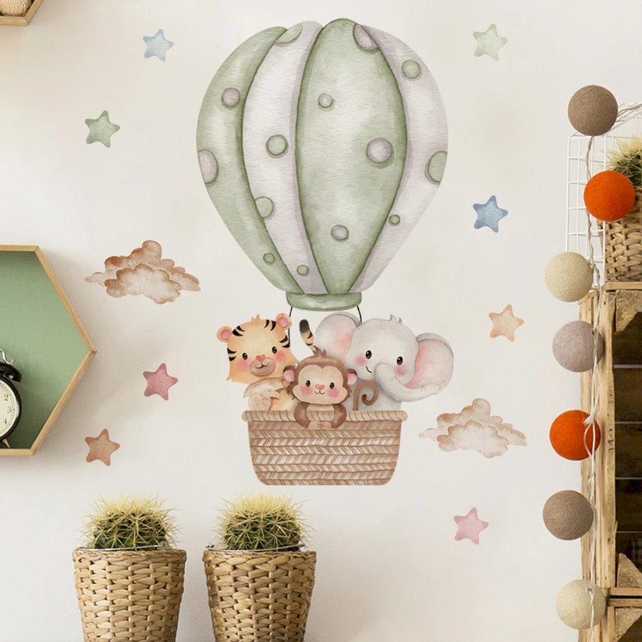 Pegatinas de pared infantiles de dibujos animados impermeables - imagen 5