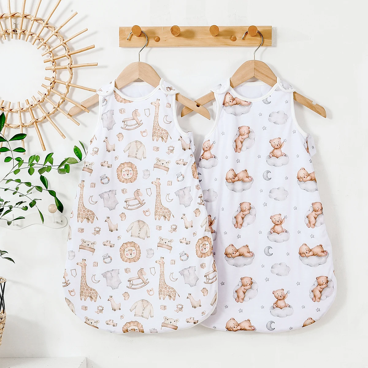 Elinfant saco de dormir bebé invierno chaleco térmico suave - imagen 5