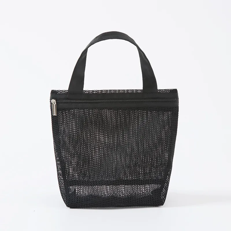 Bolso organizador de cosméticos de viaje con malla y cremallera - imagen 2