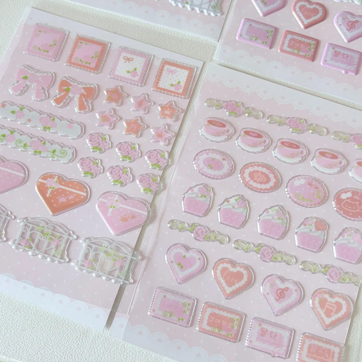 Pegatinas de espuma con corazones y lazos para álbumes y recortes - imagen 5