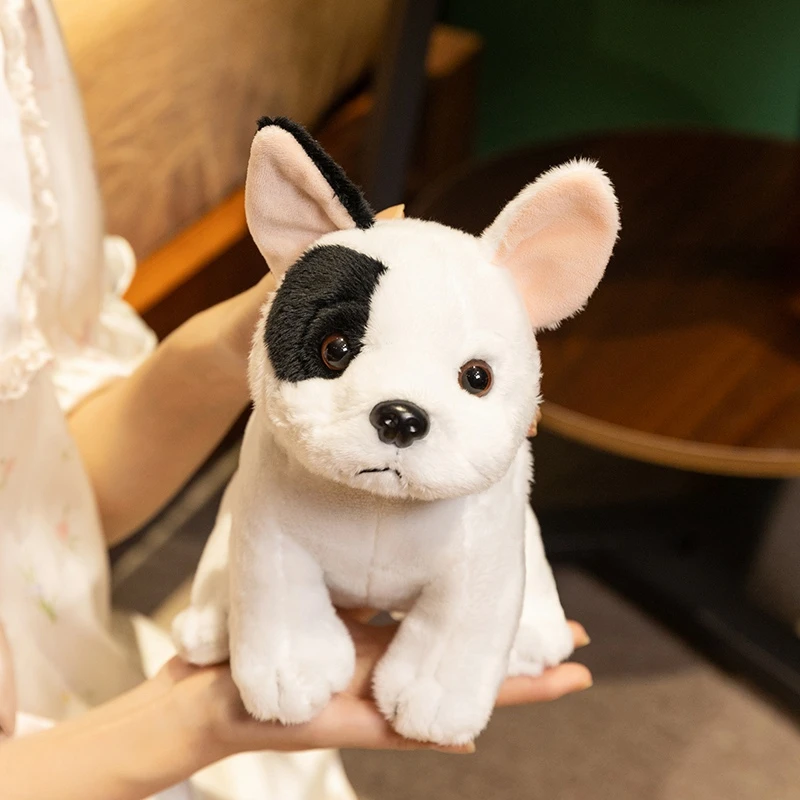 Peluche bulldog inglés realista suave y tierno para niños - imagen 4