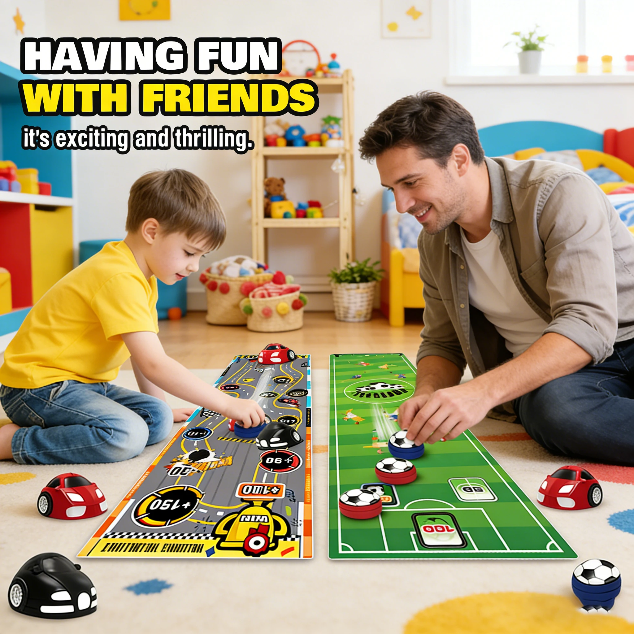 Juegos de mesa infantiles estrategia, fútbol, carreras y curling - imagen 5