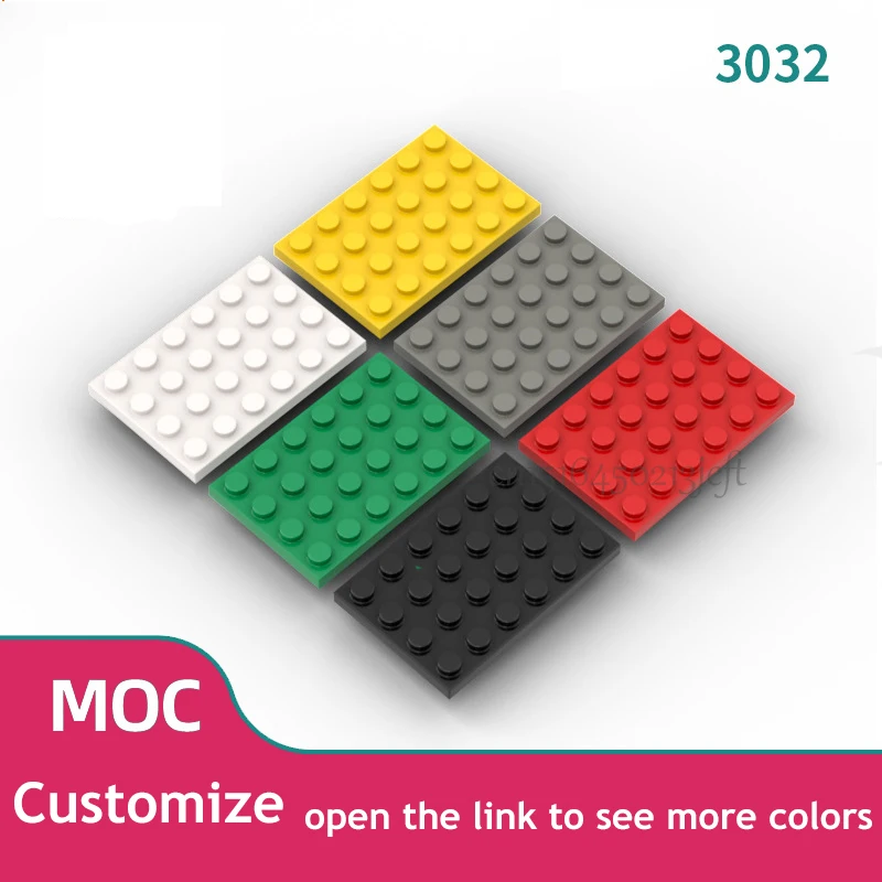 Bloques de construcción para niños - Placa base 4x6 compatible