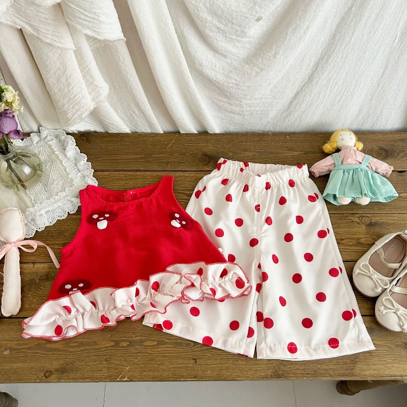 Conjunto de verano para bebé: chaleco y pantalón corto - imagen 2