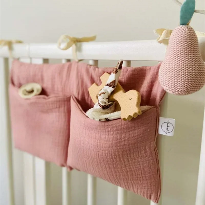 Organizador de cuna con bolsa colgante para bebé - imagen 5