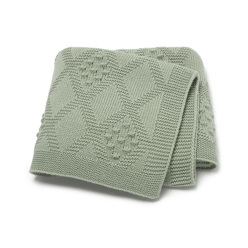 Manta bebé de punto reversible ultrasuave para recién nacido - imagen 2