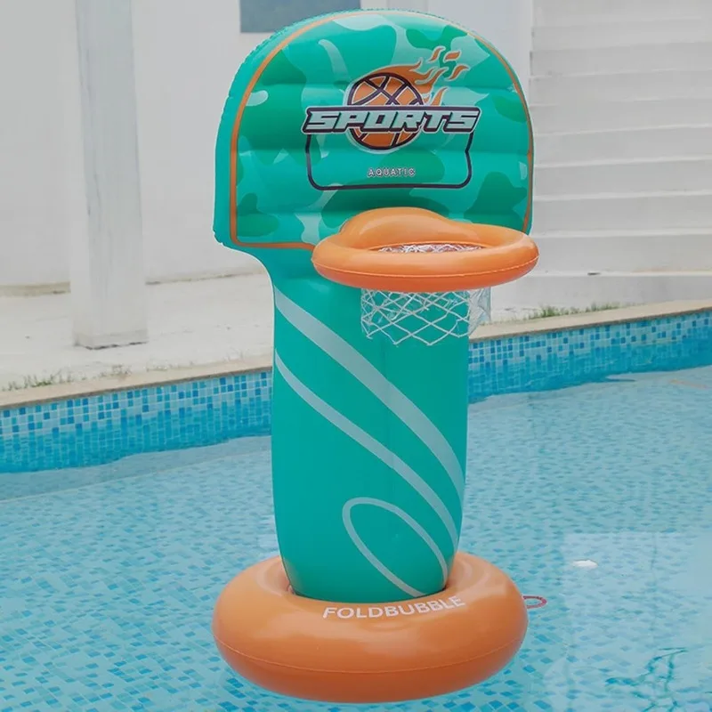 Aro de baloncesto hinchable para piscina y exterior de verano - imagen 2