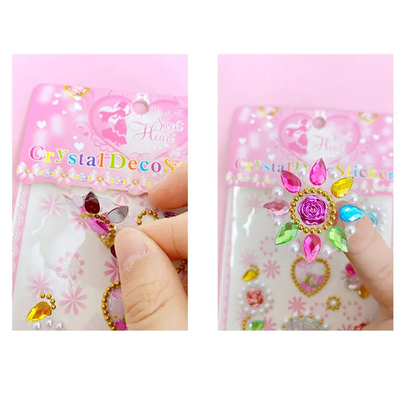 Pegatinas de gemas 3D acrílico para álbum infantil – Decoración DIY - imagen 2