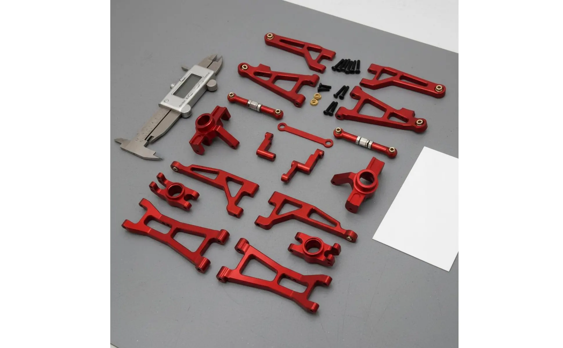 Kit metálico para soporte del chasis RC 1/16