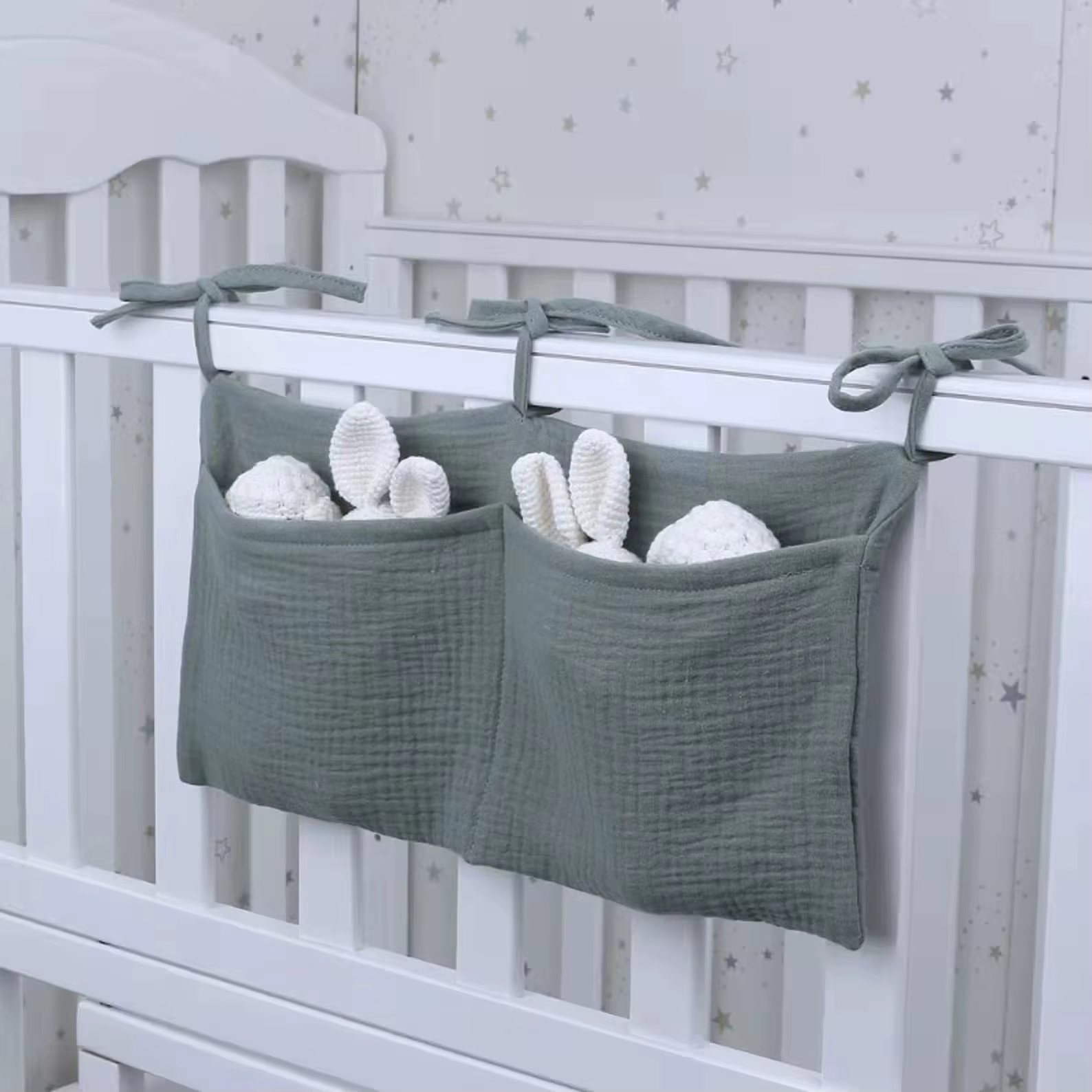 Organizador de pañales para cuna – Práctico y portátil - imagen 4
