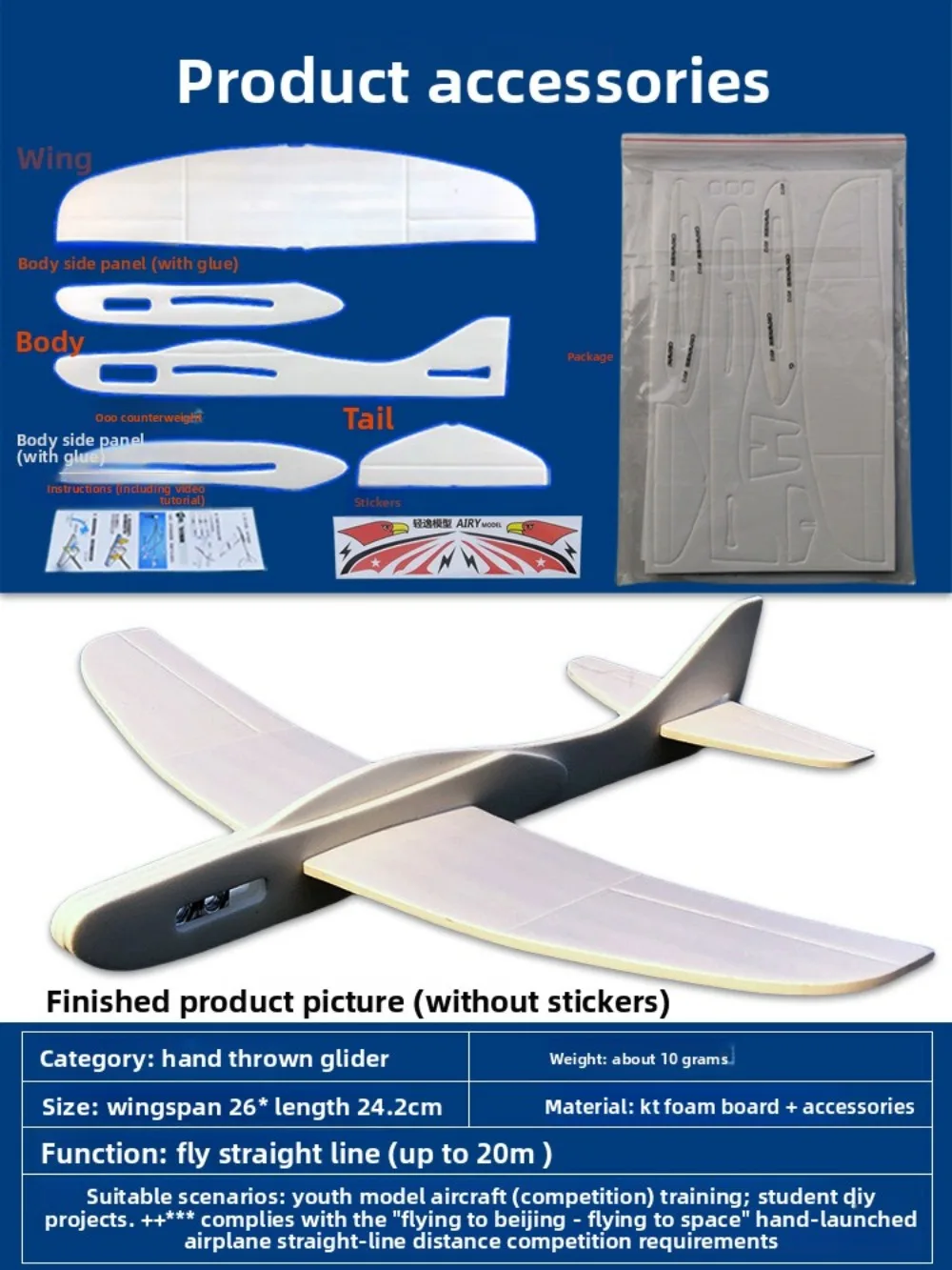 Materiales y formato de tablero de espuma listo para decorar