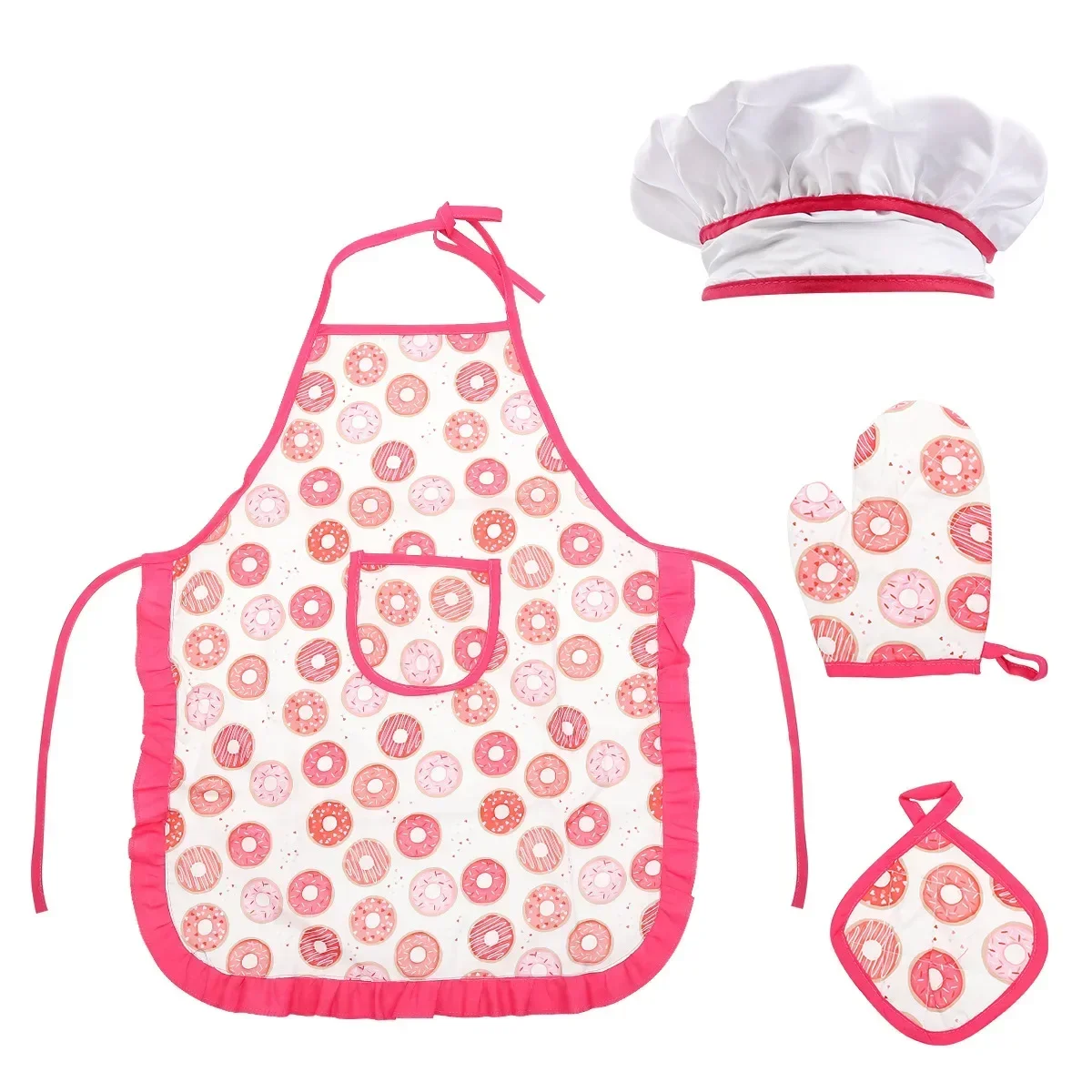 Niña jugando con herramientas de cocina