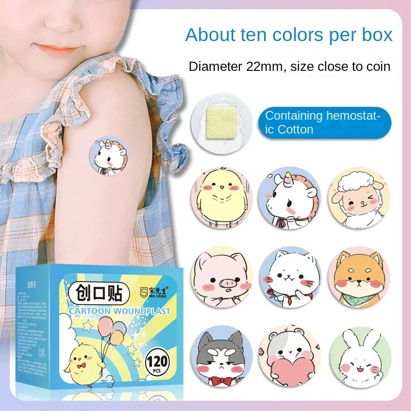 Tiritas infantiles con dibujos animados – Impermeables y transpirables