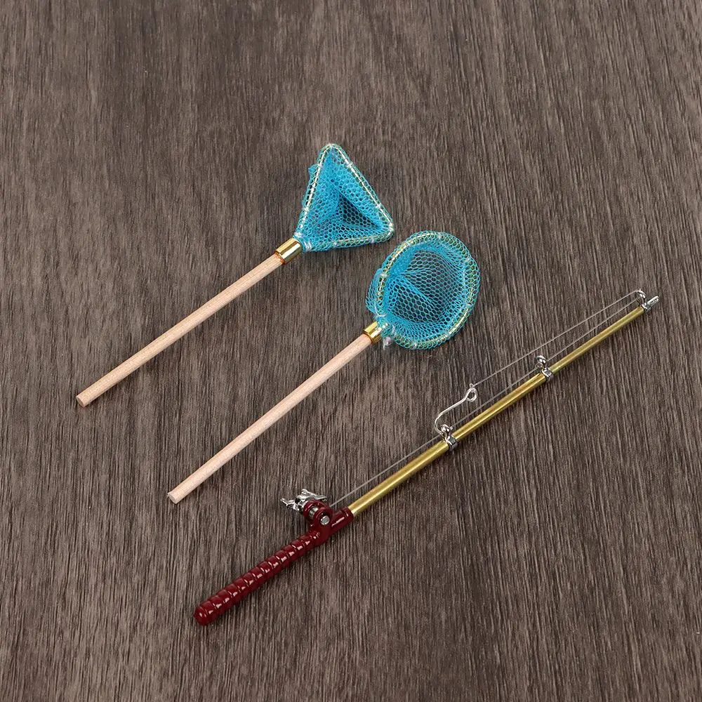 Accesorios para casa de muñecas: caña de pescar en miniatura - imagen 5