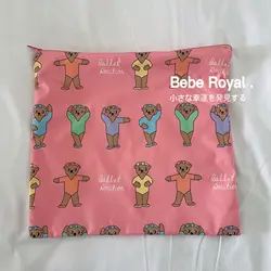 Bolsa para pañales portátil organizadora con motivo de oso