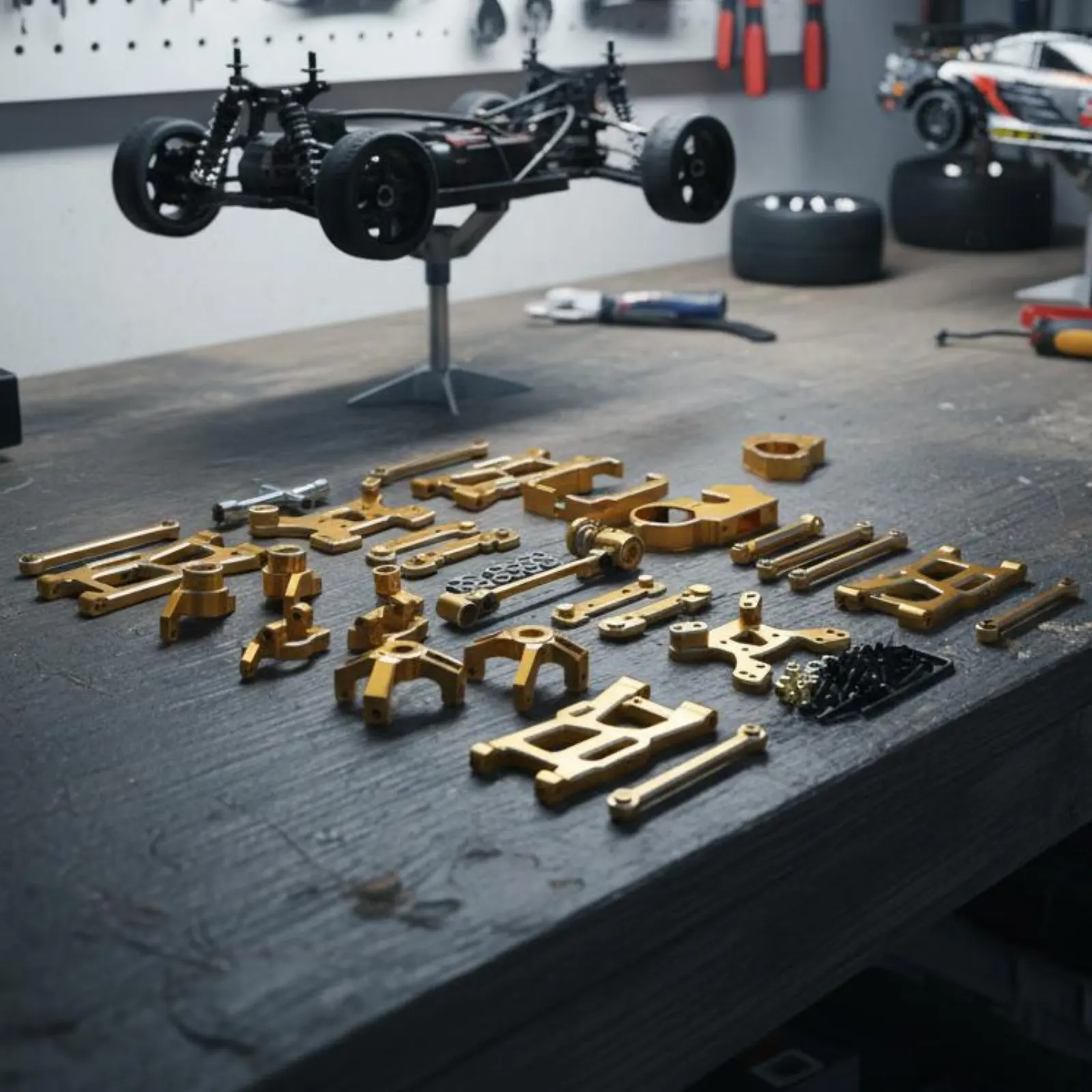 Kit de suspensión RC en aluminio resistente al desgaste