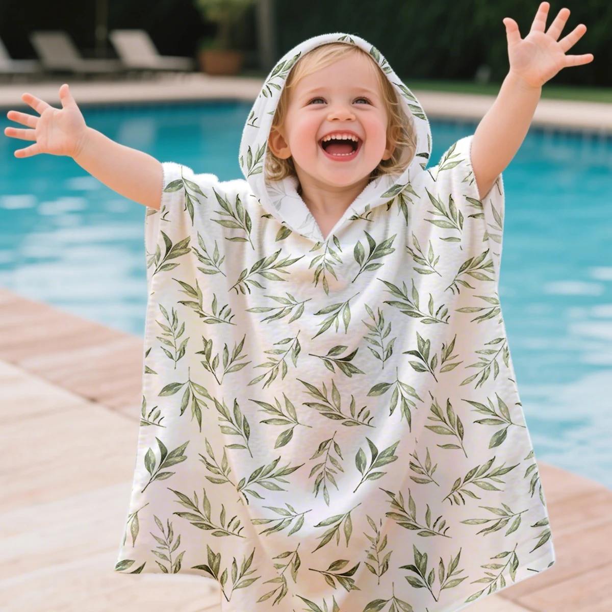 HappyFlute Toalla con capucha de microfibra para niños unisex - imagen 3